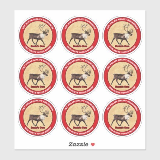 Sticker Père Noël - Spécial (Feuille)