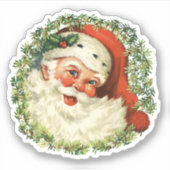 Sticker Père Noël vintage (Devant)