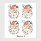 Sticker Père Noël vintage (Feuille)