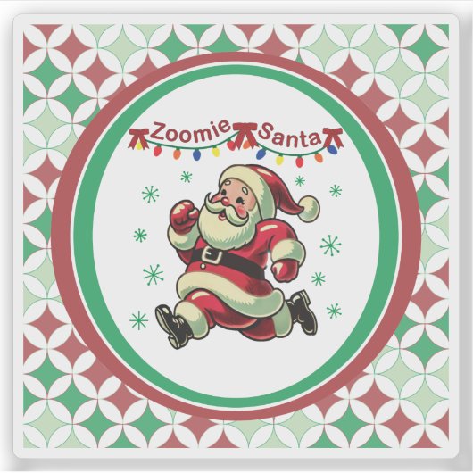 Sticker Père Noël Zoomie Noël (Devant)