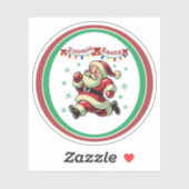 Sticker Père Noël Zoomie Noël (Feuille)