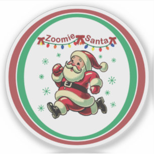 Sticker Père Noël Zoomie Noël