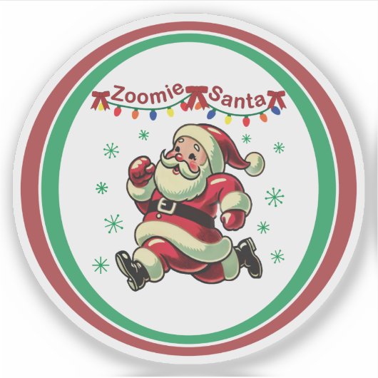 Sticker Père Noël Zoomie Noël (Devant)