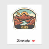 Sticker Perkins, Géorgie (Feuille)