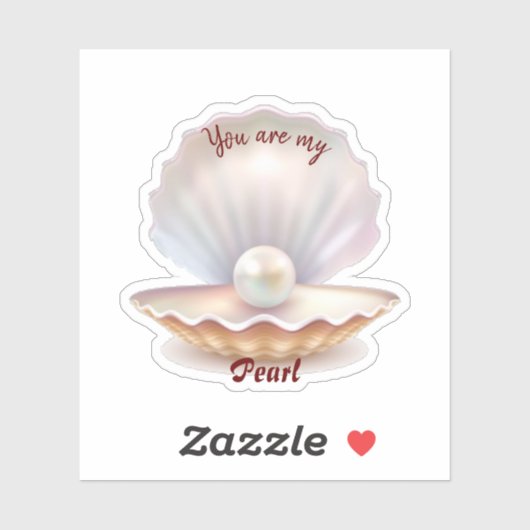 Sticker Perle coupée (Feuille)