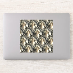 Sticker Perles dorées