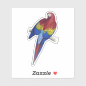 Sticker Perroquet (Feuille)