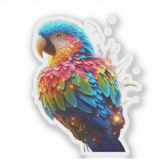 Sticker Perroquet (Devant)