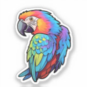 Sticker Perroquet (Recto)