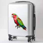 Sticker Perroquet arc-en-ciel vibrant (Sur valise)