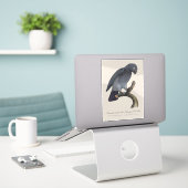 Sticker Perroquet gris Timneh, Psittacus Timneh (Ordinateur portable sur le bureau)