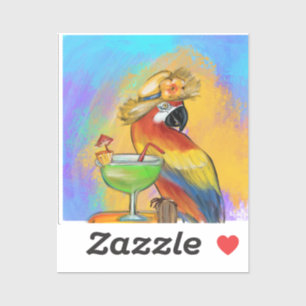 Sticker Perroquets de Fête