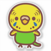 Sticker Perruche ondulée / Femelle normale (Devant)