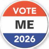 Sticker Personal Vote 2026 Midterm Election Campaign (Recto)