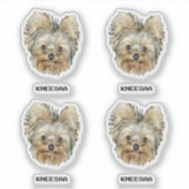 Sticker Personalize It! Multi-Pet Head Photo & Name (Devant)