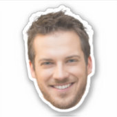 Sticker Personalized Face Stickers, Custom Face, Photo (Devant)