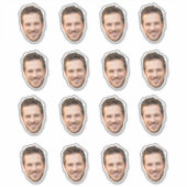 Sticker Personalized Face Stickers, Custom Face, Photo (Devant)