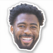 Sticker Personalized Face Stickers, Photo Birthday Gift (Devant)