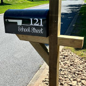 Sticker Personalized Mailbox Number and Address