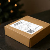 Sticker Personalized Santa Address Labels