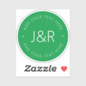 Sticker Personnalisable et élégant (Feuille)