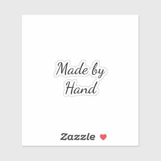 Sticker Personnalisable Fait À La Main Transparent (Feuille)