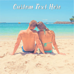 Sticker Personnalisation de votre sticleur photo avec text