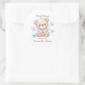 Sticker personnalisé baby shower (Sac)