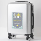 Sticker Personnalisé Bébé Brasser Funny Beer Thème (Sur valise)