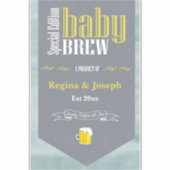 Sticker Personnalisé Bébé Brasser Funny Beer Thème (Devant)
