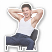 Sticker personnalisé Charlie Puth (Devant)