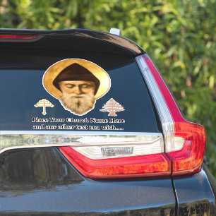 Sticker personnalisé de l'église maronite