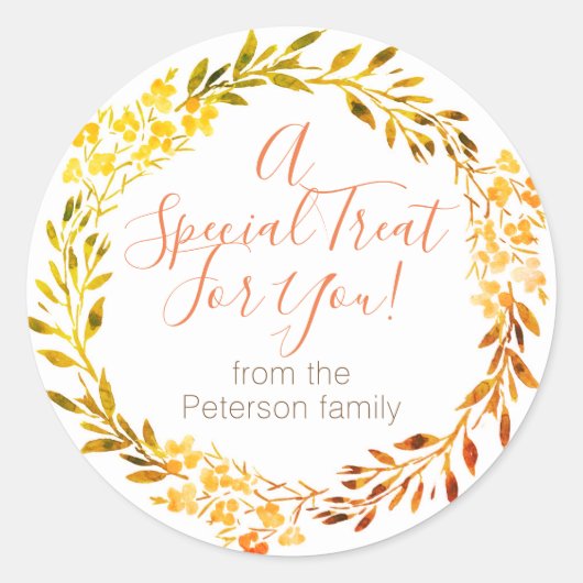 Sticker personnalisé de préférence/traitement d'au (Devant)