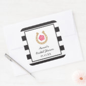 Sticker personnalisé Derby Horseshoe Fête des mari (Enveloppe)