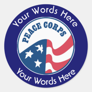 Sticker personnalisé du Corps de la Paix
