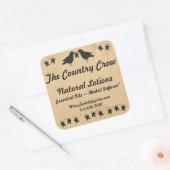 Sticker Personnalisé Étoiles Et Crows (Enveloppe)