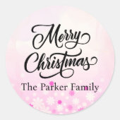 Sticker personnalisé Joyeux Noël (Devant)