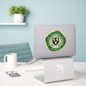 Sticker Personnalisé Kennedy Shield & Celtic Cross (Ordinateur portable sur le bureau)