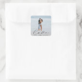 Sticker personnalisé Mariage de script élégant (Sac)
