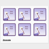 Sticker personnalisé pélican (Feuille)