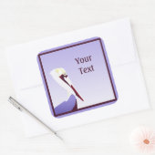 Sticker personnalisé pélican (Enveloppe)