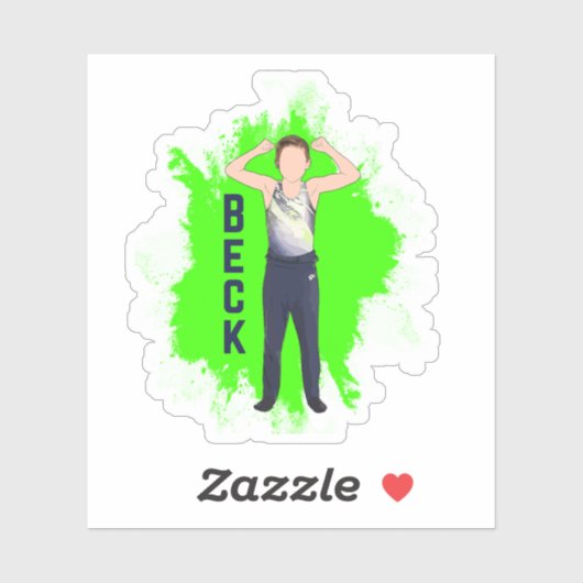 Sticker Personnalisé pour Emily Richter - Beck (Feuille)