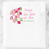 Sticker personnalisé pour entreprise de courtepoin (Sac)