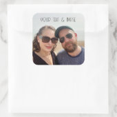 Sticker personnalisé simple photo (Sac)