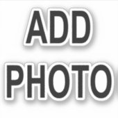 Sticker Personnaliser Ajouter un nom Photo ou oeuvre d'art (Devant)