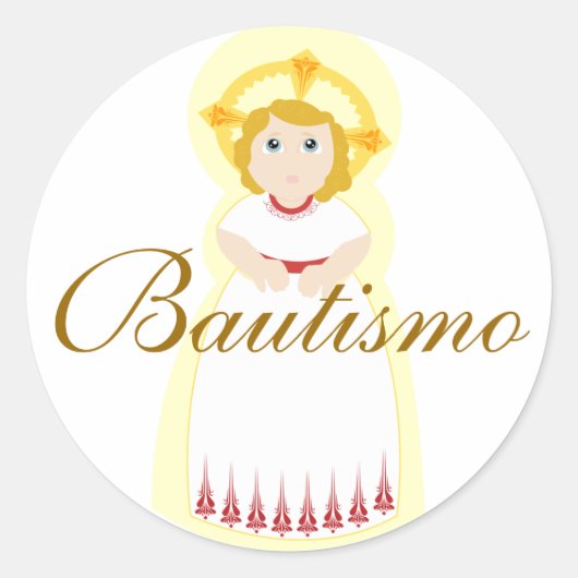 Sticker Personnaliser "Bautismo" (Devant)