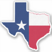 Sticker Personnaliser de cet indicateur Texas (Devant)