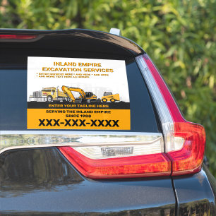 Sticker Personnaliser l'entrepreneur général de fouilles C