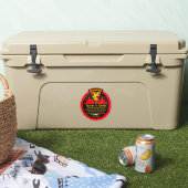 Sticker Personnaliser Pizza Fabriquée en bois Restaurant P (Glacière)