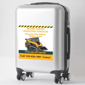 Sticker Personnaliser Skid Steer Pour L'Embauche De Camion (Sur valise)